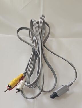 Nintendo AV Composite Cable - Gray with Red, White, Yellow Connectors